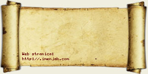 Jasmina Radović vizit kartica